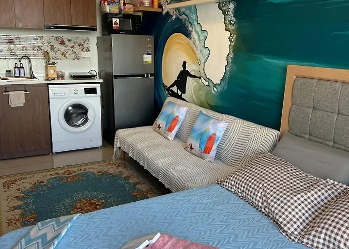 Sun Drift Near Airport With Pool And Parking Apartment *